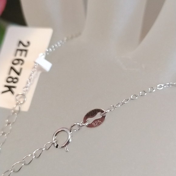 2/$30💕 BNWT Charmed Aroma Adjustable Sterling Silver Necklace - Picture 5 of 5